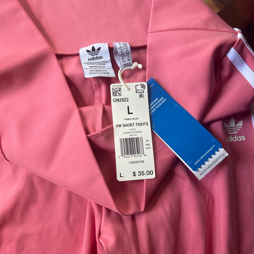 Adidas Primeblue Pink Tights